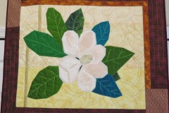 White Flower with Leaves (Magnolia) - 31"x27" - $75
