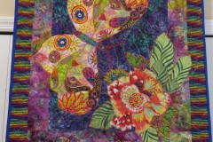 Embellished Flowers - 28"x30" - $150