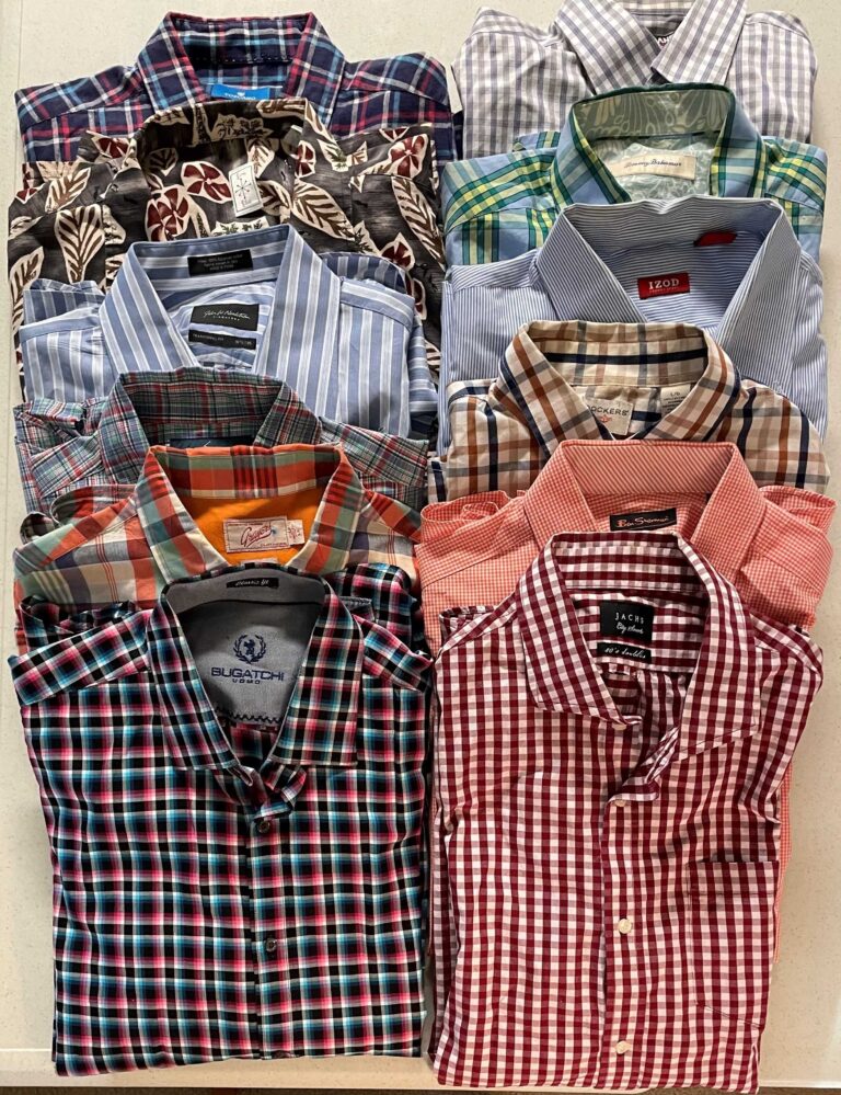 Dress Shirts used for Dress Shirt Quilt