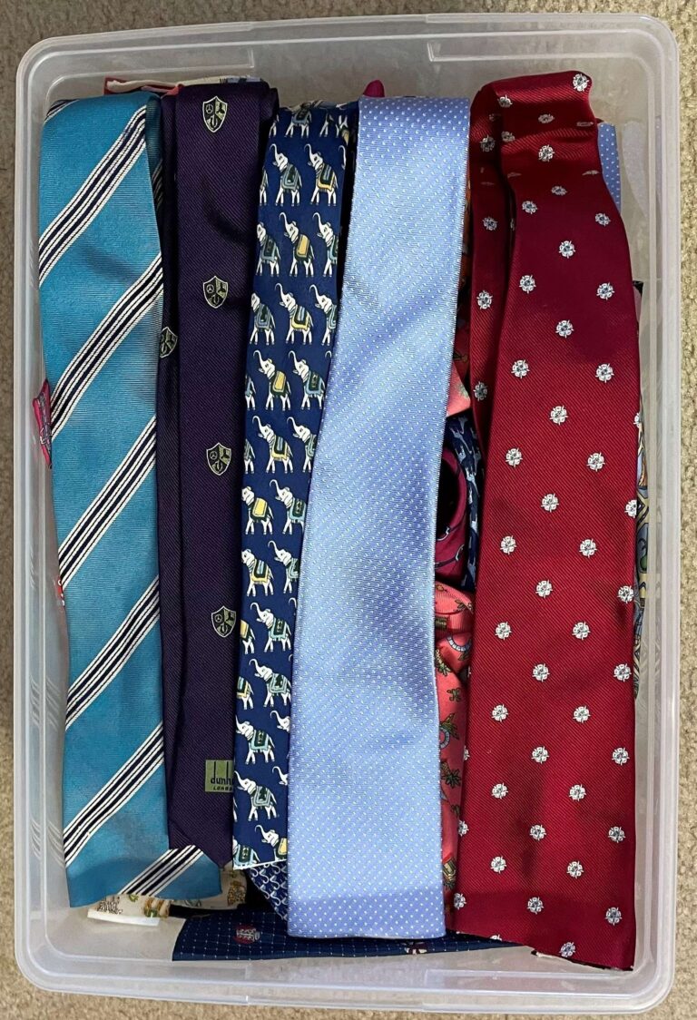 Ties used for Tie Quilt