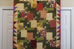 Oriental Simple Simon with Border - 38"x46" - $125